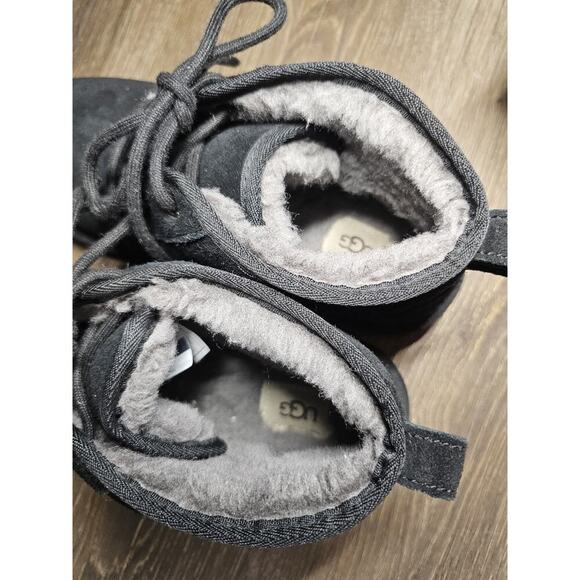 Ugg Neumel Chukka Men 3236 size 11 Black Wool Sherpa lined - Picture 8 of 10